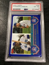 Orlando Hudson Josh Phelps 2003 Topps #326 PSA 6 EX-MT BLUE JAYS RC Rookie Card. rookie card picture