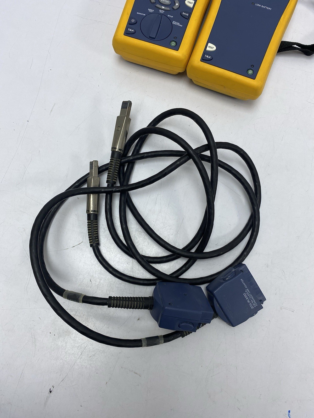FLUKE NETWORKS DTX-1800 CABLE ANALYZER & DTX-REMOTE , 2x DTX-CHA002 ,DTX-PLA002