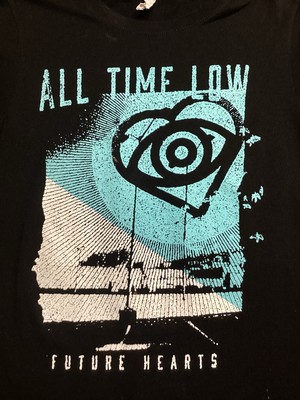 Women s All Time Low Shirt Size L Future Hearts
