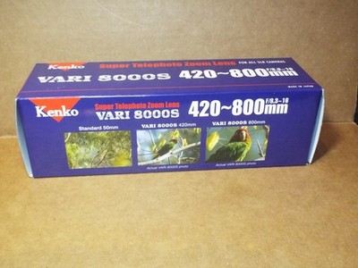 KENKO VARI 8000S Super Telephoto Zoom Lens for All SLR Cameras LKNEW