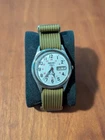 Seiko Rail Road Approved Watch Men White Dial Silver Tone Daydate New Batt