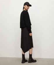 Image of All Saints Jennita 2 In 1 Dress Size S NWT Sold Out Stunning