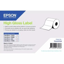 Epson High Gloss Label Die-Cut Roll 102mm x 51mm 610 Labels