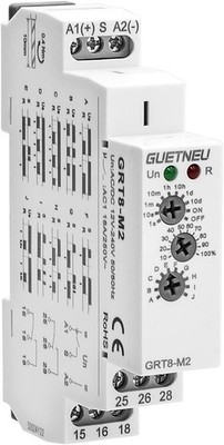 Timer Relay Delay Off Trigger 10 Function Choices Wide Voltage Multifunctional