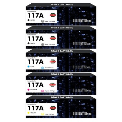 XXL Toner für HP 117A mit Chip für HP Color Laser MFP 178nwg 179fwg 178nw 179fnw