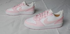 Nike Kid's Court Borough Low Recraft Sneakers JL3 Pink/White Size US:5 UK:4.5