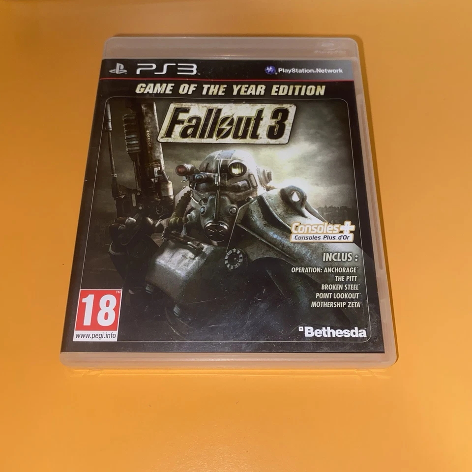 Fallout 3 Goty Game Of The Year Ps3 Gioco Pal Fr Completo Di Manuale Quasi Nuovo - Bild 2 von 4