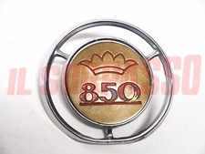 STEMMA FREGIO LOGO POSTERIORE FIAT 850 TIPO ABARTH GIANNINI ORIGINALE