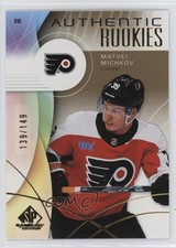 2024-25 SP Game Used Authentic Rookies Gold /149 Matvei Michkov #250 Rookie RC