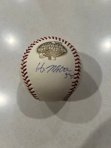 Hideki Matsui, 2003 World Series auto autograph baseball