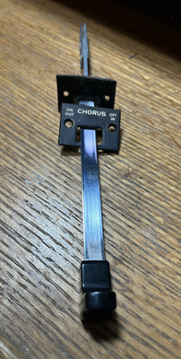 BC Hammond Organ Chorus ON OUT-OFF IS Chrome Drawbar, fits Model D, BA,