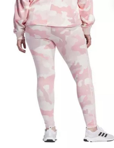 Leggings Adidas donna taglie forti Essentials 3 strisce mimetici stampati 7/8 1X - Foto 2 di 2