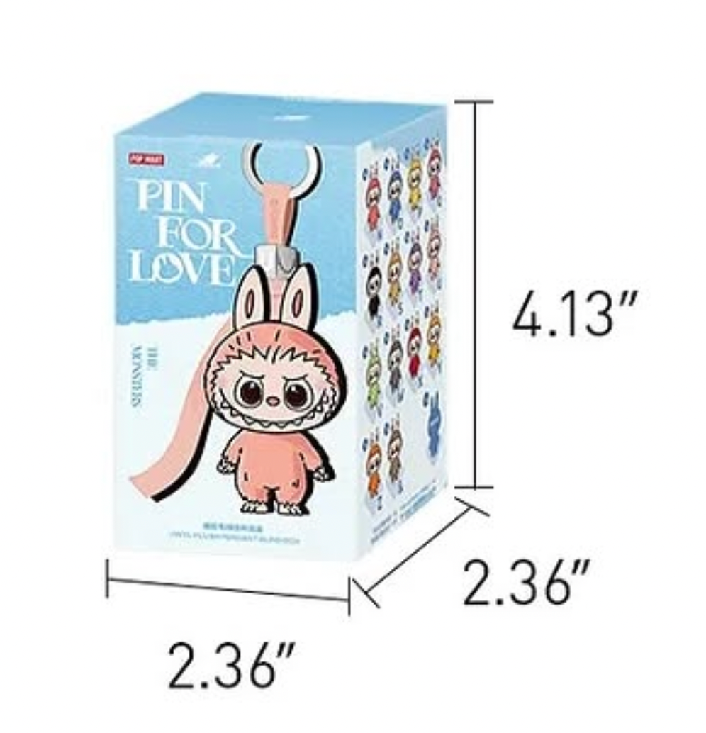 Pop Mart Labubu The Monsters Pin For Love Plush A-Z (PM-094