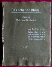 THE LIVING MODEL VOLUME 1 Ludwig Jan Folder of 20 Erotic Nude Photographs