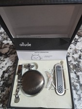 Allude Keepsake Pocket Watch with Chain And Knife Set. Never Taken From Box.