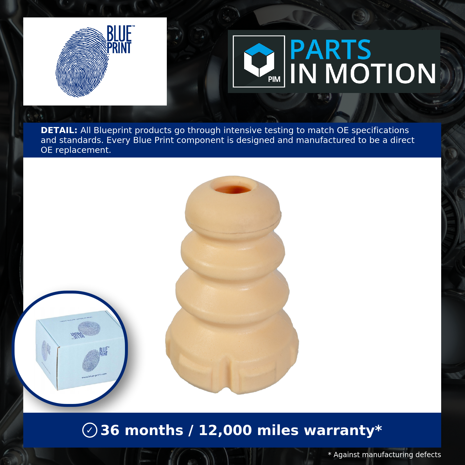 Suspension Buffer Rear ADBP800358 Blue Print 55326D3000 Top Quality Guaranteed