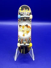 Pokemon Meowth Tech Deck Fingerboard Skateboard VTG TM X Concepts 96mm