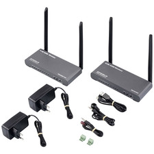 SPEAKA PROFESSIONAL SP-HDE-620 HDMI Funkübertragung Extender Grau KVM 100m69