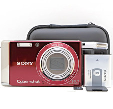 Sony Cybershot DSC-W370 14.1MP Compact Digital Camera Red Tested Full Kit