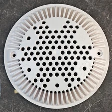 WG1048E White Pool Main Drain Cover Replacement WG1052, WG1053, WG1054, WG1153