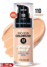 Revlon ColorStay Foundation 24Hrs Normal/Dry Skin, 110 Ivory, 30ml - Brand New