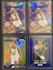 (4) 2024 PANINI PRIZM WNBA BLUE PRIZM INSERTS RARE SP #/49 YOUNG/NURSE/LOYD
