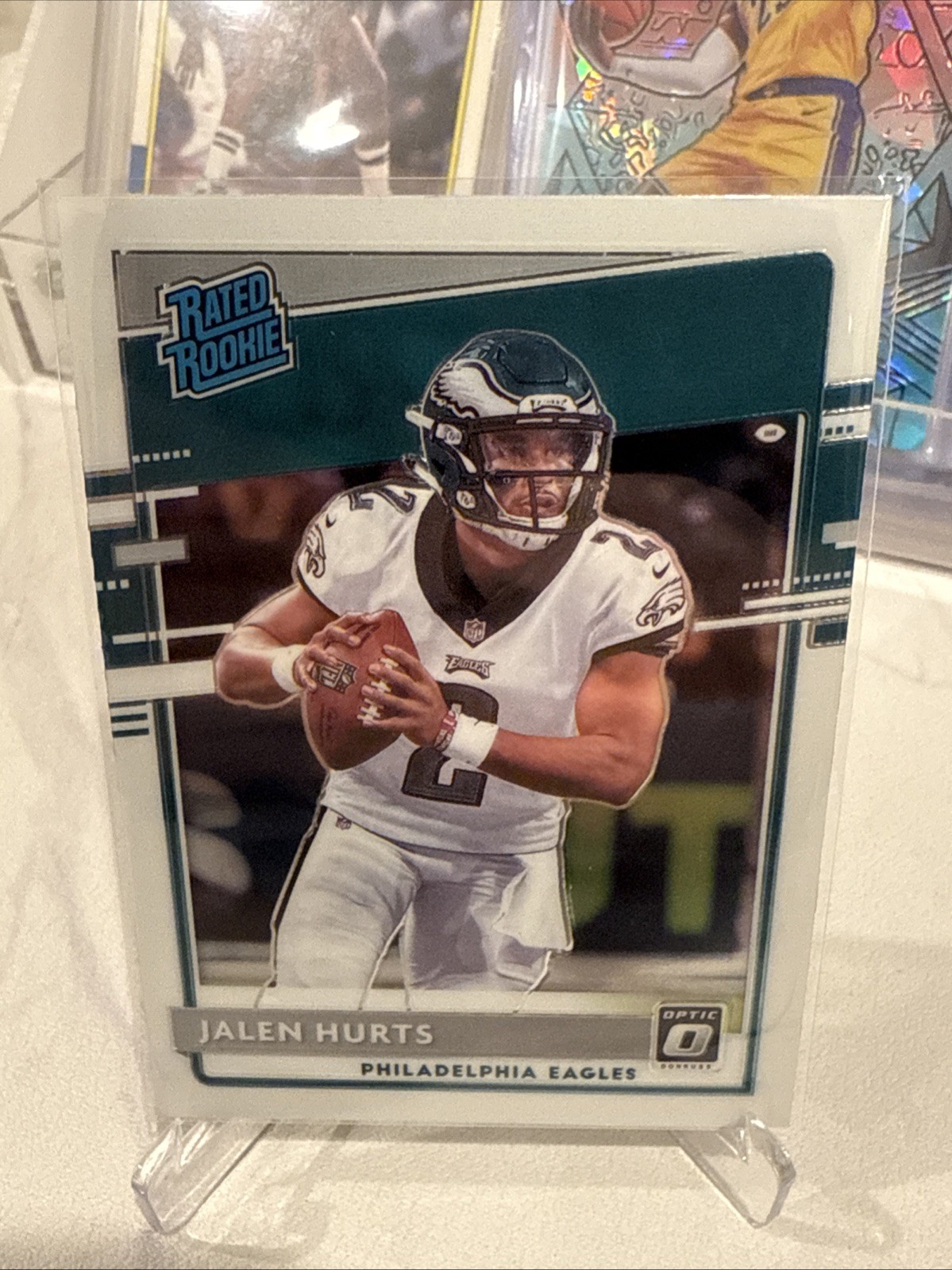 2020 Panini Donruss Optic Football #164 JALEN HURTS (RC) Rated Rookie
