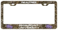 High Point University Offic. Lic. Realtree Camo License Plate Frame High Point University Offic. Lic. Realtree Camo License Plate Frame