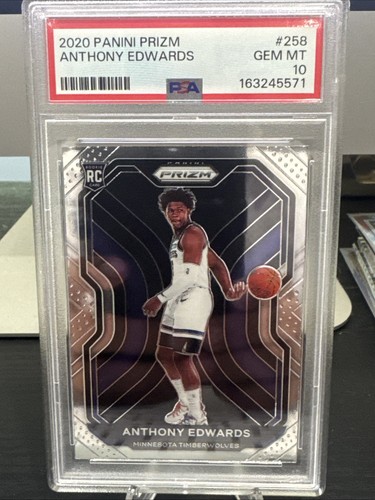 2020-21 Panini Prizm Anthony Edwards #258 (RC)