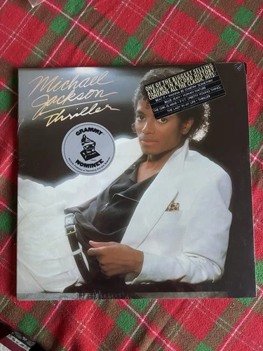 SEALED Michael Jackson Thriller VINYL LP w/ Hype Stickers 1982 Epic QE-38112 R&B