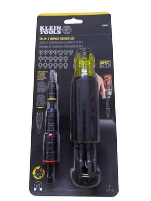 Klein Tools 32303HD Impact Driver Set, 20-in-1 SAE Impact Rated Sockets NEW