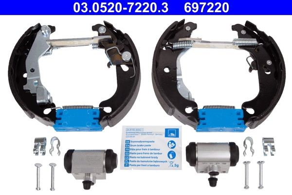 Ate Bremsbackensatz 03.0520-7220.3 Passend FüR Fiat-image