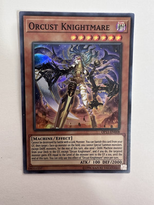 Yugioh Orcust Knightmare OP11-EN008 Super Rare Unlimited Edition NM