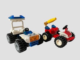 LEGO City 30010 Fire Chief & 30013 Police Lot 2010 Retired Complete w/ Minifigs