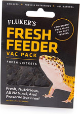 Fluker's Fresh Feeder Crickets Natural Reptile Food 0.7 Oz