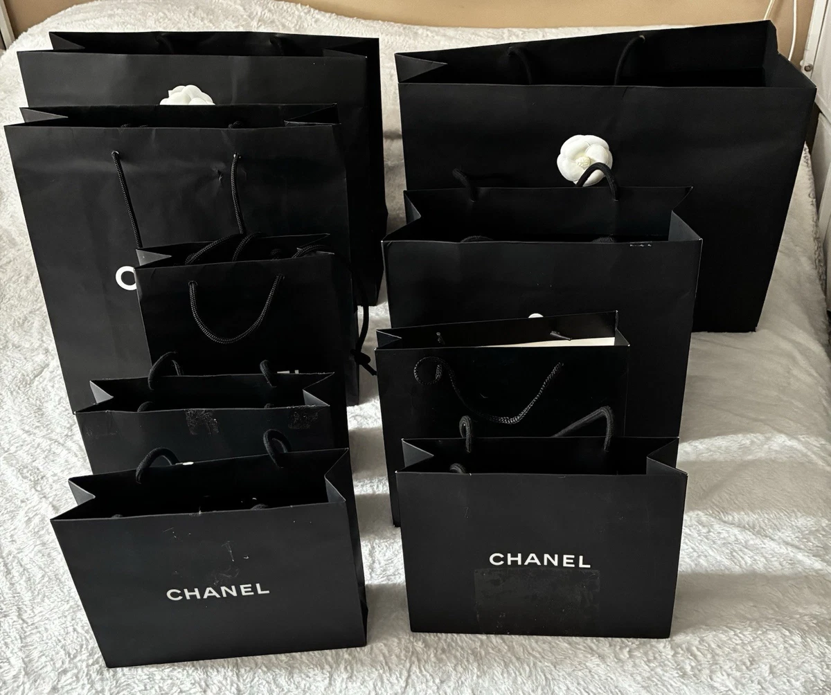 香奈儿纸礼品袋| eBay