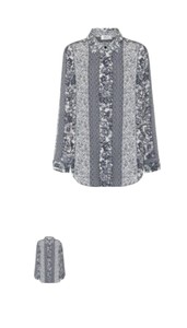 mela purdie soft ls shirt blue and white hawaiian print mela purdie size chart