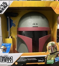 Star Wars Boba Fett Electronic Mask Hasbro Disney NEW Helmet Sound Effects