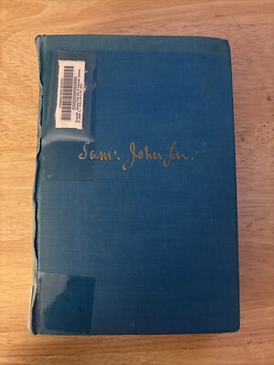 The Life of Samuel Johnson by James Boswell hb/1946