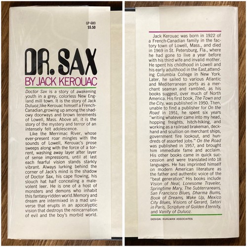 Dr. Sax - Jack Kerouac (1st edition 3rd print HC) Grove Press, 1959 - Picture 5 of 8