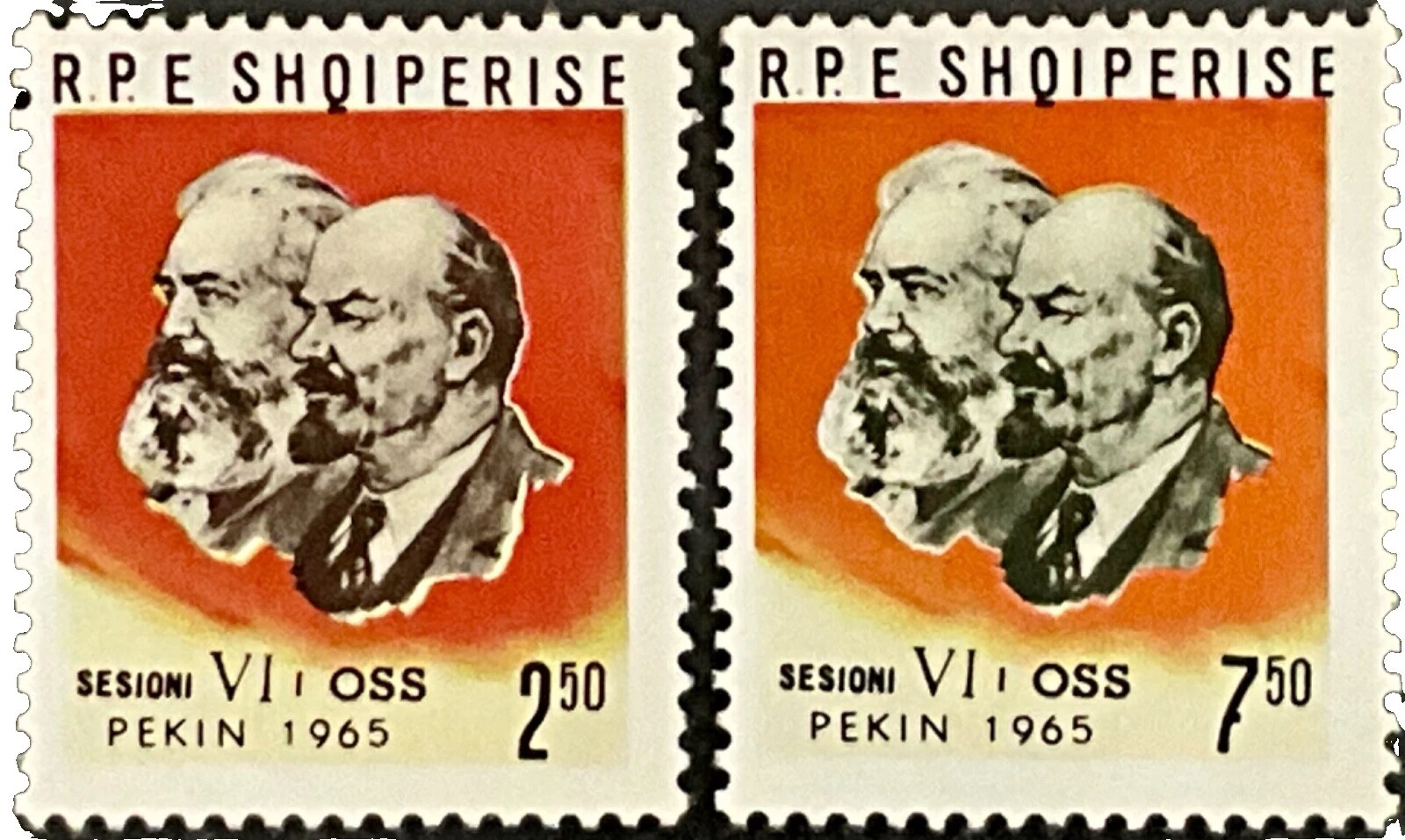 Historical Figures Mint Never Hinged/MNH Albanian Stamps