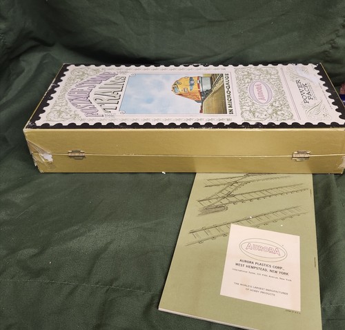 VINTAGE AURORA 1967 POSTAGE STAMP TRAIN SET No. 4701-220 FAST FREIGHT - Picture 11 of 14