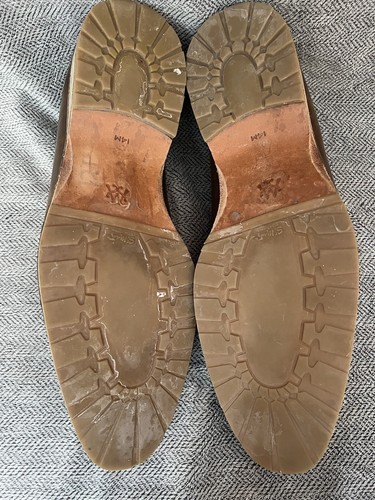 Mezlan Penny Loafers Dress Shoes Men's Size 14M Brown Leather Slip On - Picture 7 of 7