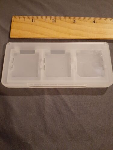 Nintendo DS Lite DSI 3DS Clear Travel Carrying Game Hard Case 6 Cart Storage NEW - Picture 4 of 4