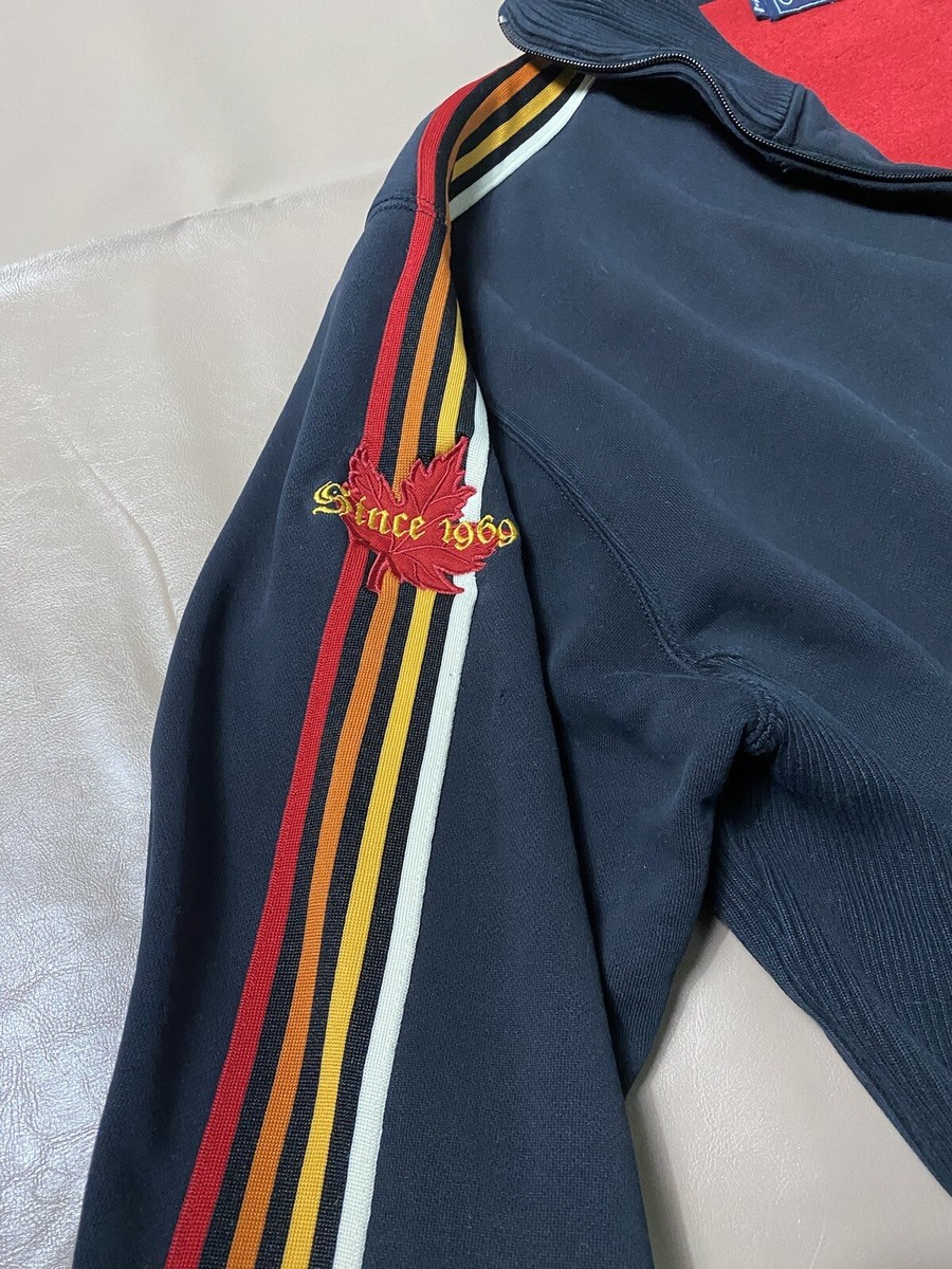 Coogi Track Jacket Vintage 90s Full Zip Vtg Coat Black Men's