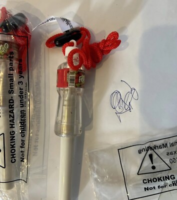NECKLACE PEN STRING BALLPOINT 6  PEN Lot Of 2