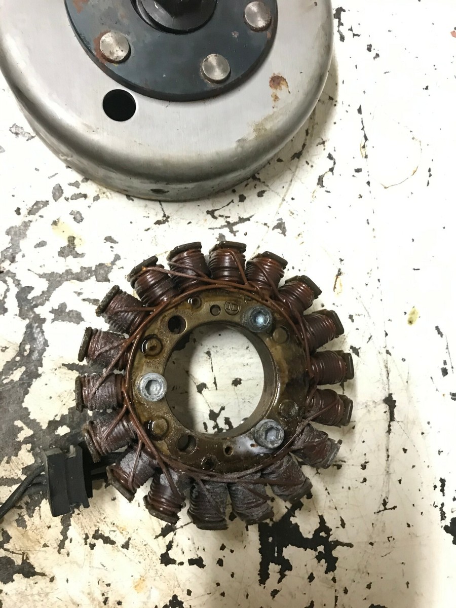 1988 Kawasaki ZX600 Ninja Engine Stator and Flywheel ZX 600 ZX6