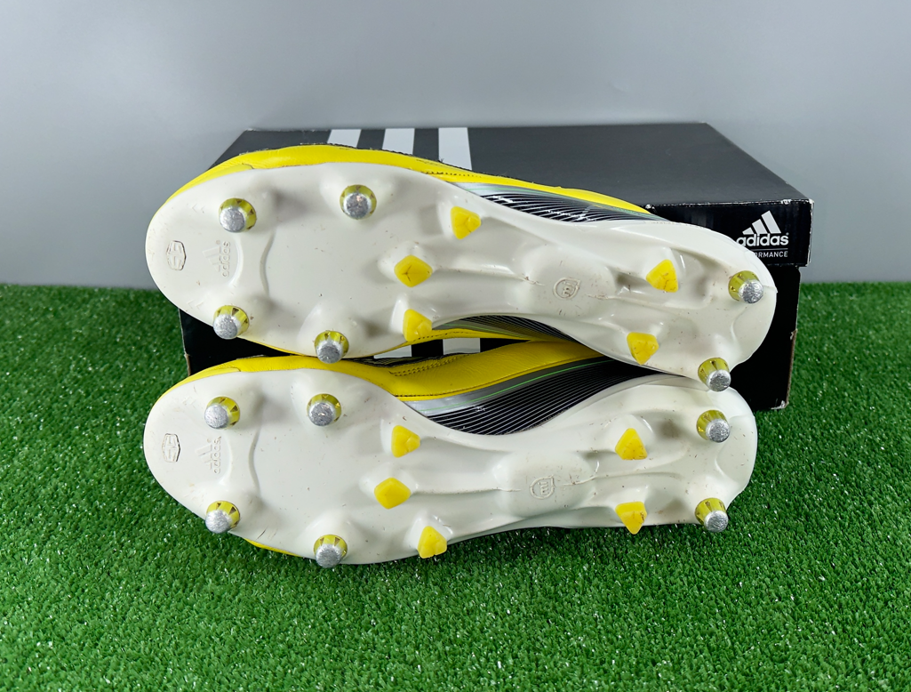 Adidas F50 Adizero SG Leather G65320 Elite US8.5 UK8 Yellow