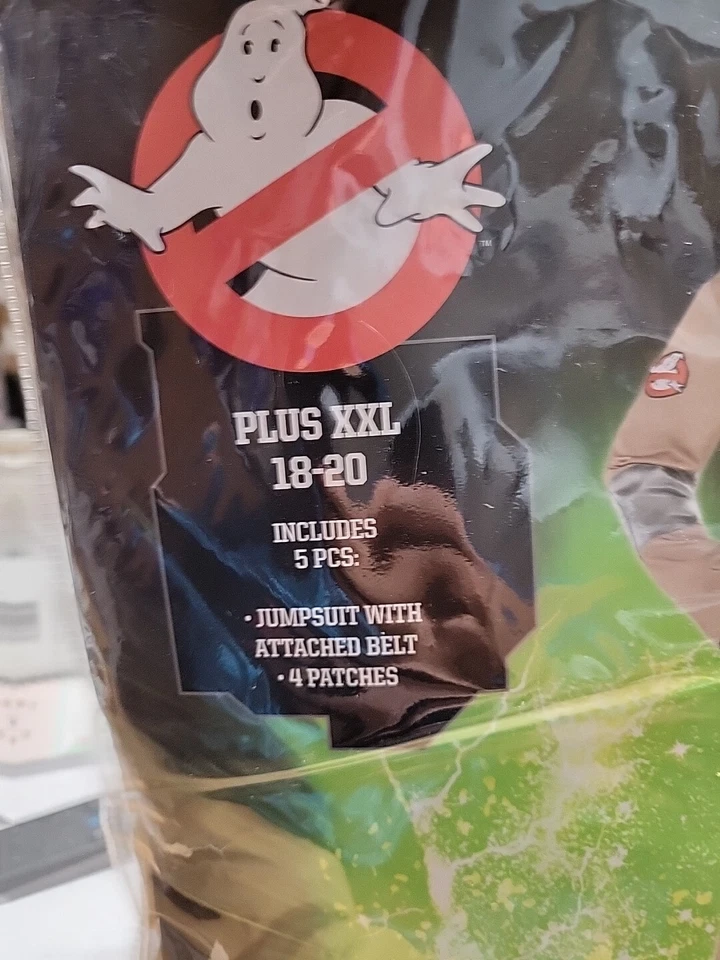 Mono Adulto Cazafantasmas Cremallera con 4 Parches Disfraz Talla 18-20 #3087 Foto 2 de 4