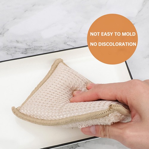 Kitchen Natural Bamboos Sponges for Cleaning Strong Water Absorption Dish Sponge - Picture 2 of 8